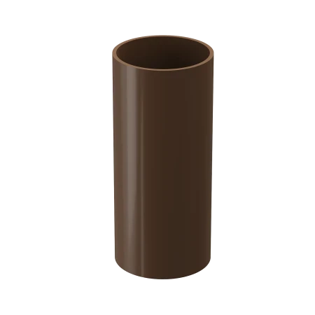 Труба водосточная ПВХ d-80 мм 3 м Döcke Standard светло-коричневая RAL 8017