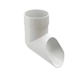 Колено стока (наконечник) d-85 мм ПВХ Döcke Premium Колено стока (наконечник) d-85 мм ПВХ Döcke Premium