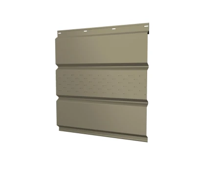 Металлический софит Grand Line Полиэстер 0,45 с частичной перфорацией Ral 1015