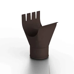 Воронка желоба выпускная d-125x100 мм Металл Профиль FORAMINA FREEZE Valori двухсторонний 0,6