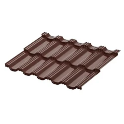 Модульная металлочерепица Аквасистем Гётеборг Rooftop 0,5 (1205х765) Zn180