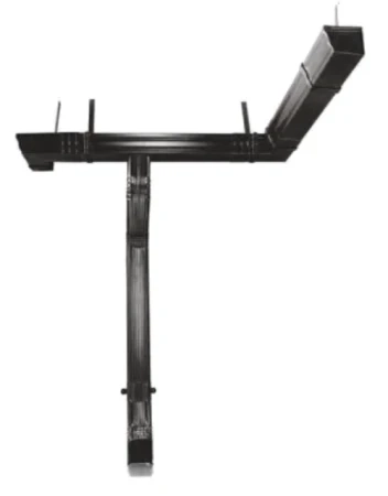 Кронштейн трубы на кирпич ГрандЛайн Vortex Matt Полиэстер Matt 0,45 RAL 7024 (графитовый серый)