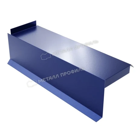 Планка сегментная торцевая левая Металл Профиль 350 мм 0,5 PURMAN цвет Citrine Темно-синий Планка сегментная торцевая левая Металл Профиль 350 мм 0,5 PURMAN цвет Citrine Темно-синий