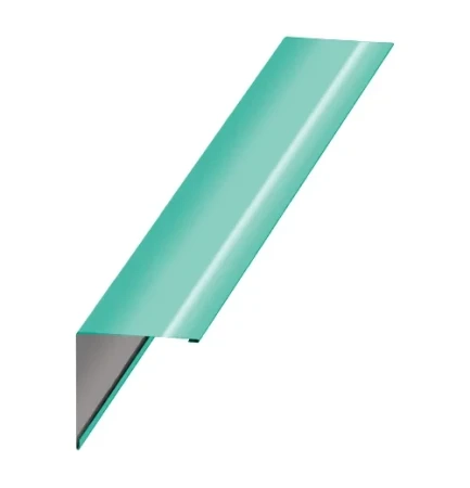 Планка угла наружного Металл Профиль 115x115x2000 0,50 PURMAN цвет Tourmalin Светло-зеленый металлик