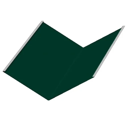 Планка ендовы нижняя Металл Профиль 298x298x2000 Viking 0,45 цвет RAL 6005