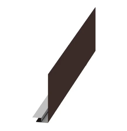 Планка карнизного свеса сложная Металл Профиль 250x50x3000 0,45 Viking цвет RAL 8017 Планка карнизного свеса сложная Металл Профиль 250x50x3000 0,45 Viking цвет RAL 8017