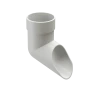 Колено стока (наконечник) d-100 мм ПВХ Döcke Lux   фото