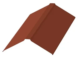 Планка конька круглого Металл Профиль R110x2000 Puretan 0,5