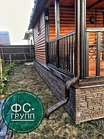 Крепление снегозадержателей Borge к металлочерепице