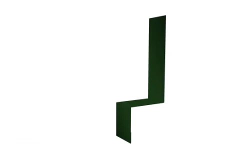 Планка примыкание боковое фальц Grand Line 0,5 Atlas цвет RAL 6005