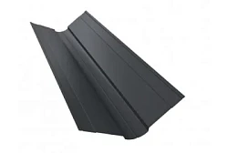 Планка ендовы верхней фигурной Grand Line 100x100 Rooftop Matte (Стальной бархат) 0,5