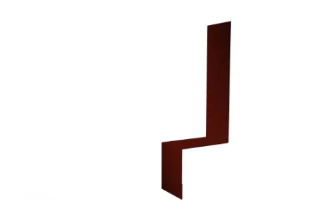 Планка примыкание боковое фальц Grand Line 0,5 Satin цвет RAL 3009