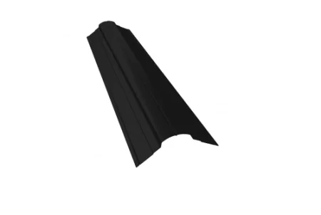 Планка конька фигурного Grand Line 70x70 0,45 Drap цвет RAL 9005 Планка конька фигурного Grand Line 70x70 0,45 Drap цвет RAL 9005
