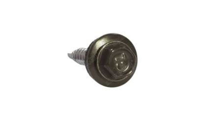 Саморез кровельный 4,8x35мм RAL 8019