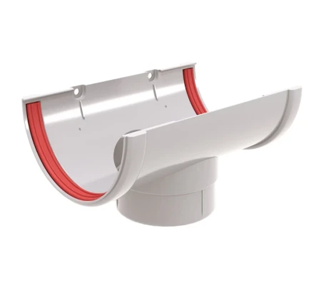 Воронка желоба ПВХ d-120x90 мм Grand Line Классика белая RAL 9003