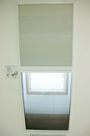 Шторы и москитные сетки 2 в 1 Fakro Штора и  AMD Duet Blackout   фото