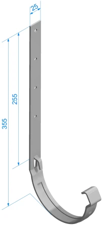 Кронштейн желоба ПВХ d-141 мм металлический Döcke Lux   фото