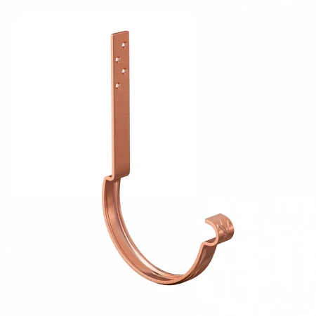 Крюк желоба d-125 мм усиленный длинный Aquasystem Элит 4,0 медный