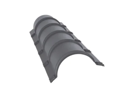 Планка малого конька полукруглого Grand Line Полиэстер 0,45   фото