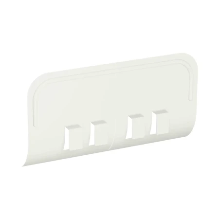 Ограничитель перелива универсальный Металл Профиль FORAMINA PUR Purman двухсторонний 0,6 RAL 9010