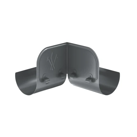 Ограничитель перелива желоба d-150 мм угловой Aquasystem Premium Pural 0,6 RAL 7024 Ограничитель перелива желоба d-150 мм угловой Aquasystem Premium Pural 0,6 RAL 7024