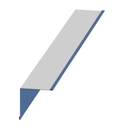 Планка угла внутреннего Металл Профиль 115x115x2000 0,50 PURMAN цвет Galmei Сиреневый металлик