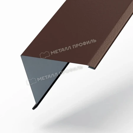 Планка торцевая Металл Профиль 135x145x2000 0,5 Norman цвет RAL 8017