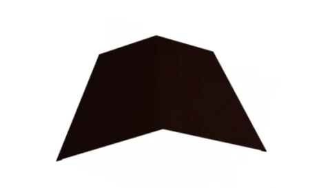 Планка конька плоского простая Металл Профиль 145x145x2000 0,45 Полиэстер цвет RR 32 Планка конька плоского простая Металл Профиль 145x145x2000 0,45 Полиэстер цвет RR 32