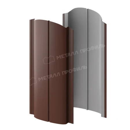 Круглый Ellipse Purman 0,5 RAL 8017 фигурный