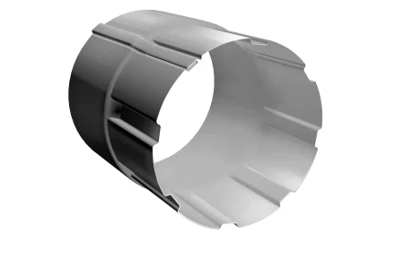 Соединитель трубы d-100 мм Grand Line Полиуретан 0,5 RAL 9003