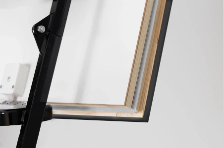 Чердачная люк-лестница Oman Складная 3-х секционная противопожарная Metal T3 EI60   фото