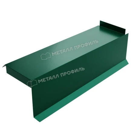 Планка сегментная торцевая правая Металл Профиль 400 мм 0,5 Norman цвет RAL 6005