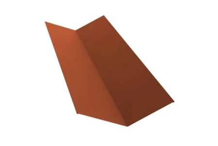 Планка ендовы верхней Grand Line 145x145 0,5 PurLite Matt цвет RAL 8004