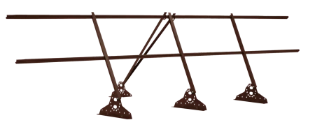 Для фальцевой кровли h-0,9х3 м, Ral 3009