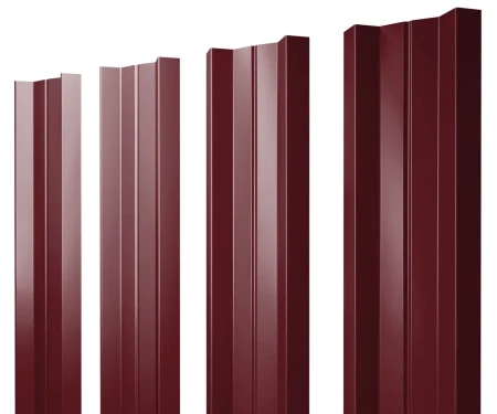 М-образный Полиэстер 0,45 RAL 3005 прямой