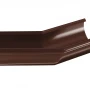 Угол желоба наружный d-125 мм 135 гр Aquasystem Premium Pural Matt 0,6 RAL 8017