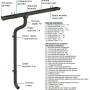 Комплект металлического водостока Аквасистем Премиум d-125x90 мм 6 м/3 м PU Matt RR 32   фото