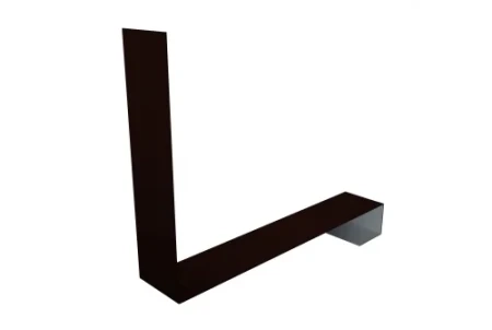 Планка примыкание нижнее к трубе фальц Grand Line 0,5 Pural Matt цвет RR 32