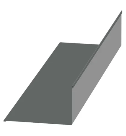 Планка примыкания верхняя Металл Профиль 250x147x2000 0,45 Полиэстер цвет RAL 7005