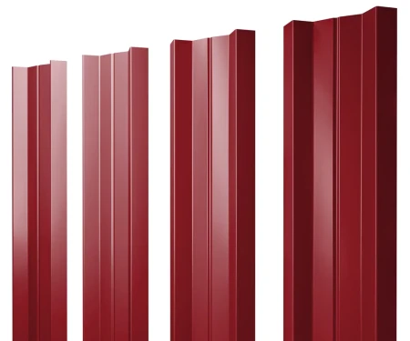 М-образный Полиэстер 0,45 RAL 3003 прямой