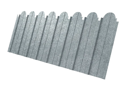 Профнастил Grand Line С10 (фигурный) Оцинкованный 0,45   фото