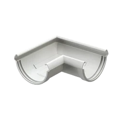 Угол желоба универсальный d-141 мм 90° ПВХ Döcke Lux