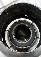 Вентиляционная труба Vilpe вид сверху изнутри