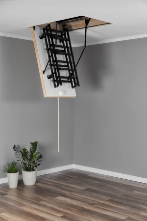 Чердачная люк-лестница Oman Складная 3-х секционная Metal T3 Extra   фото