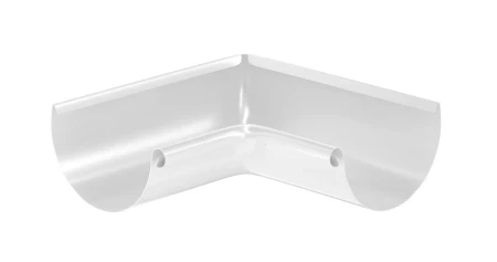 Угол желоба внутренний d-150 мм 90 гр Aquasystem Premium Pural 0,6 RAL 9003