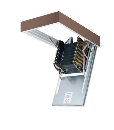 Чердачная люк-лестница Fakro LSF огнестойкая   фото