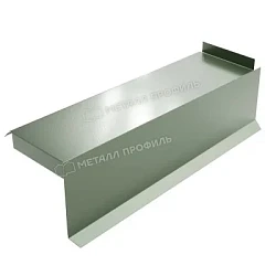 Планка сегментная торцевая правая Металл Профиль 400 мм Purman 0,5