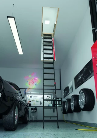 Чердачная люк-лестница Fakro LMP термоизоляционная   фото