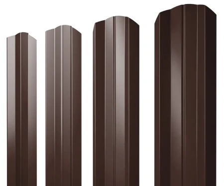 М-образный Velur 0,5 RAL 8017 фигурный