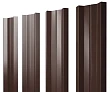 Металлический штакетник Grand Line М-образный Drap 0,45 прямой